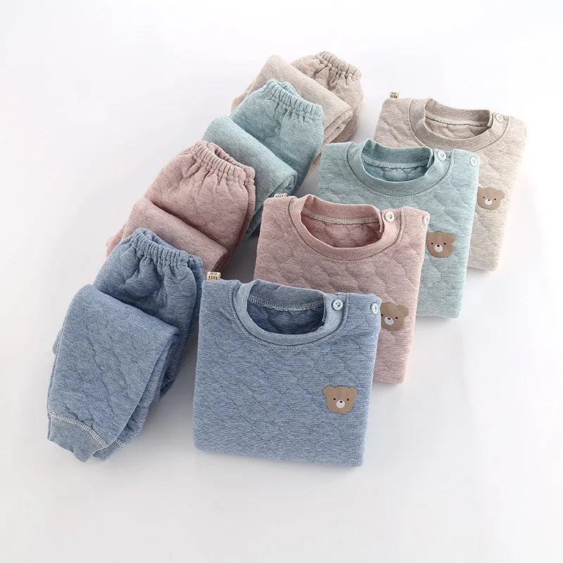 Kids Thick Cotton Tracksuit Sets
