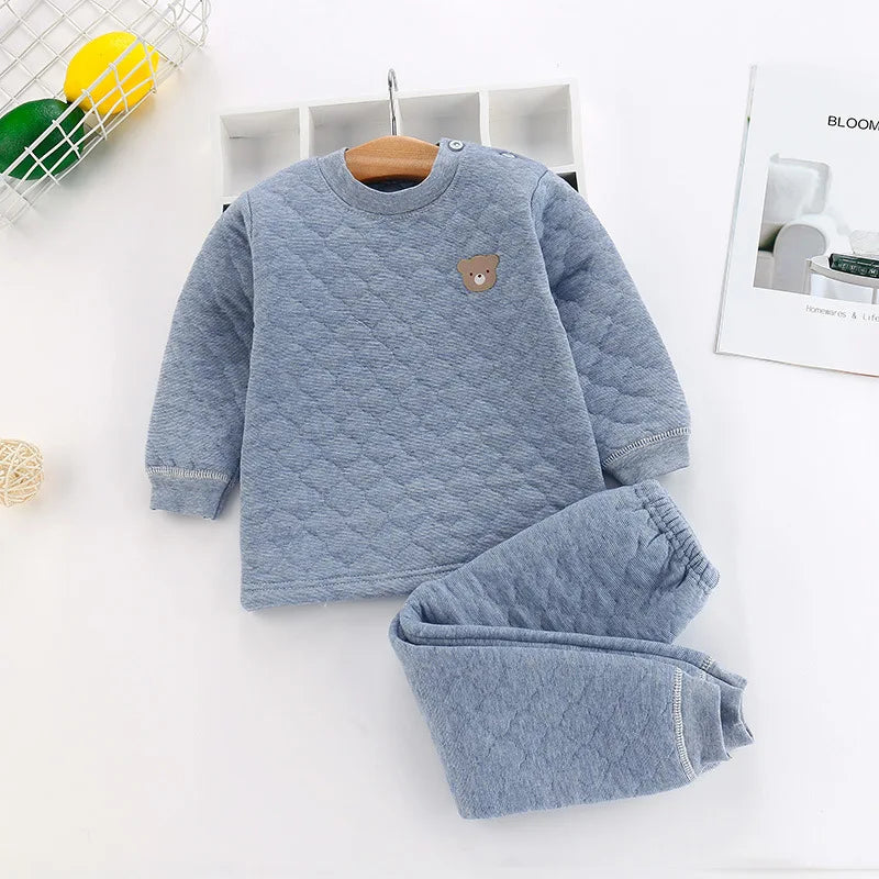 Kids Thick Cotton Tracksuit Sets
