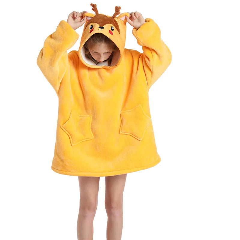 Kids Character Oversized Hoodie