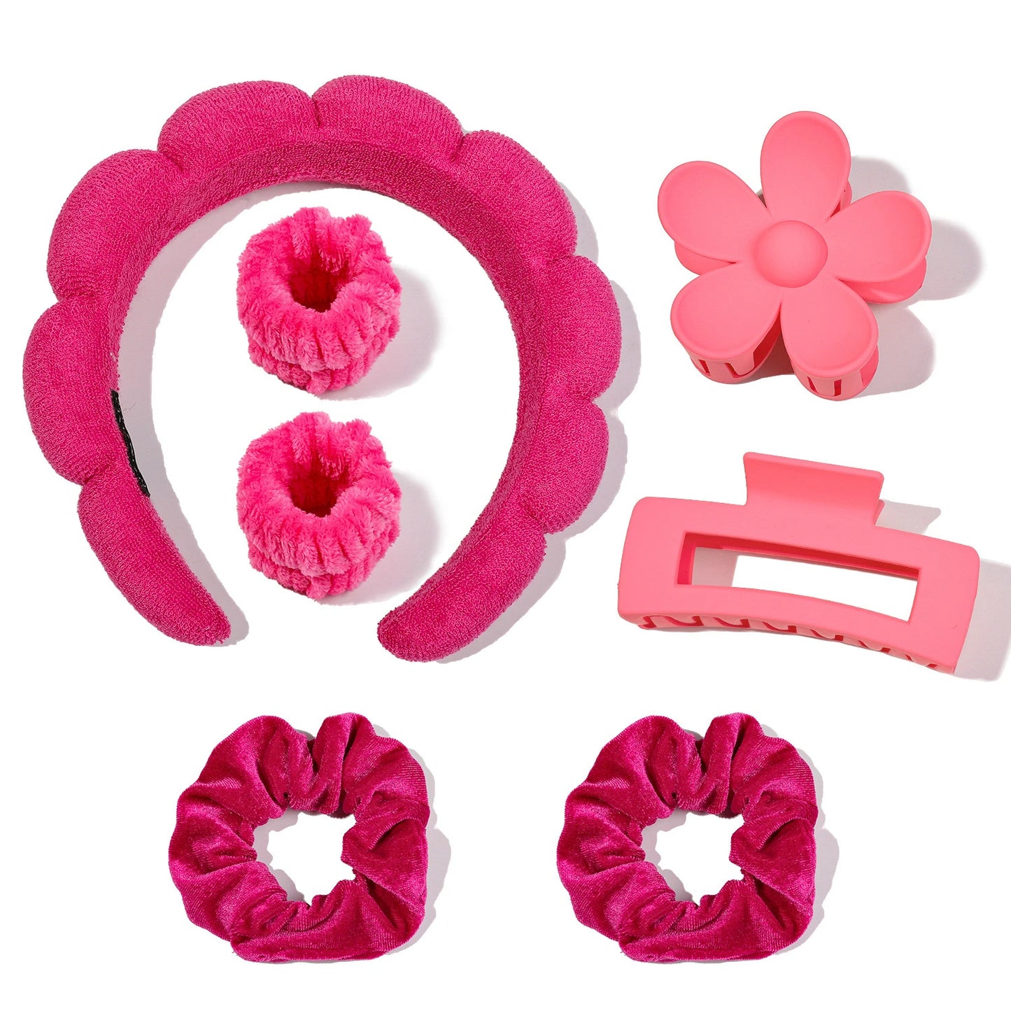 7Pcs Micro fibre Skin Care Washing Set