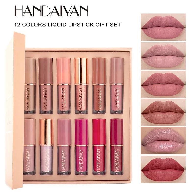 Waterproof Matte Lipstick Set