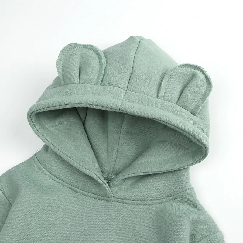 Personalised Embroidery Childrens Bear Hoodie