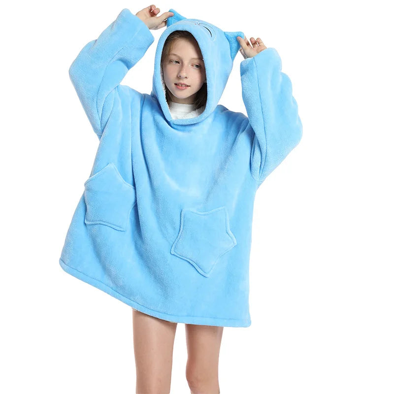 Kids Character Oversized Hoodie