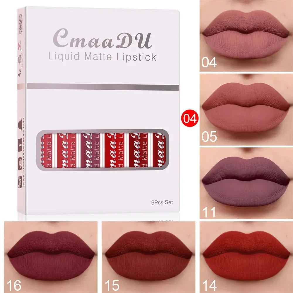 Waterproof Matte Lipstick Set