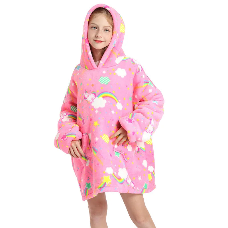 Kids Character Oversized Hoodie