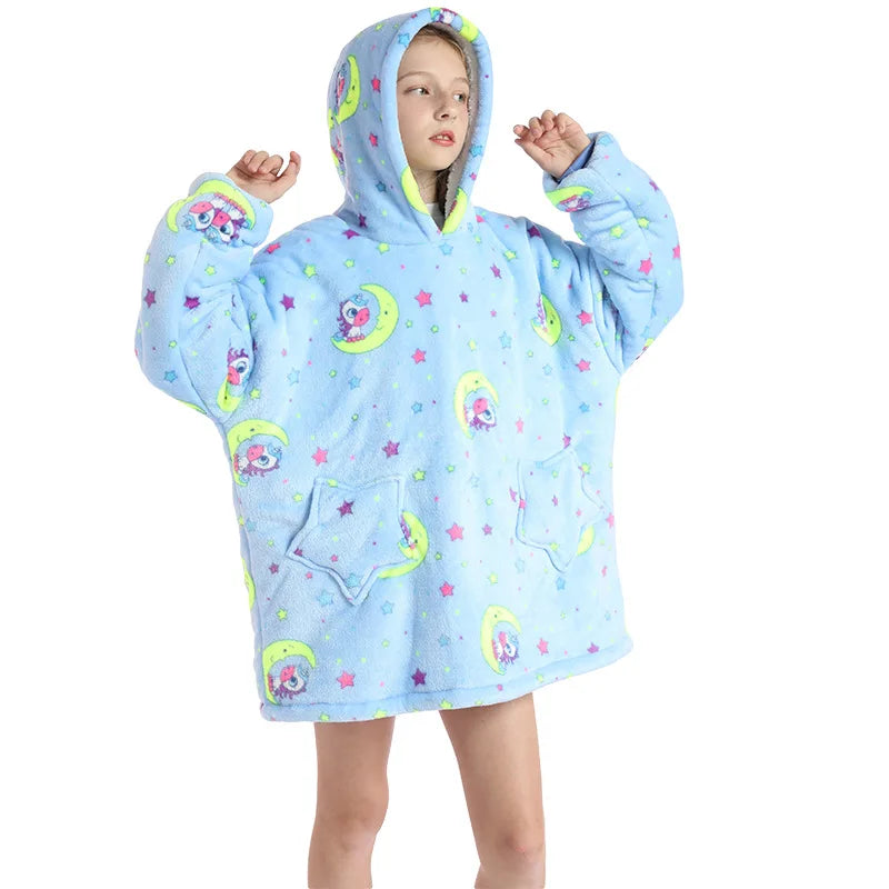 Kids Character Oversized Hoodie