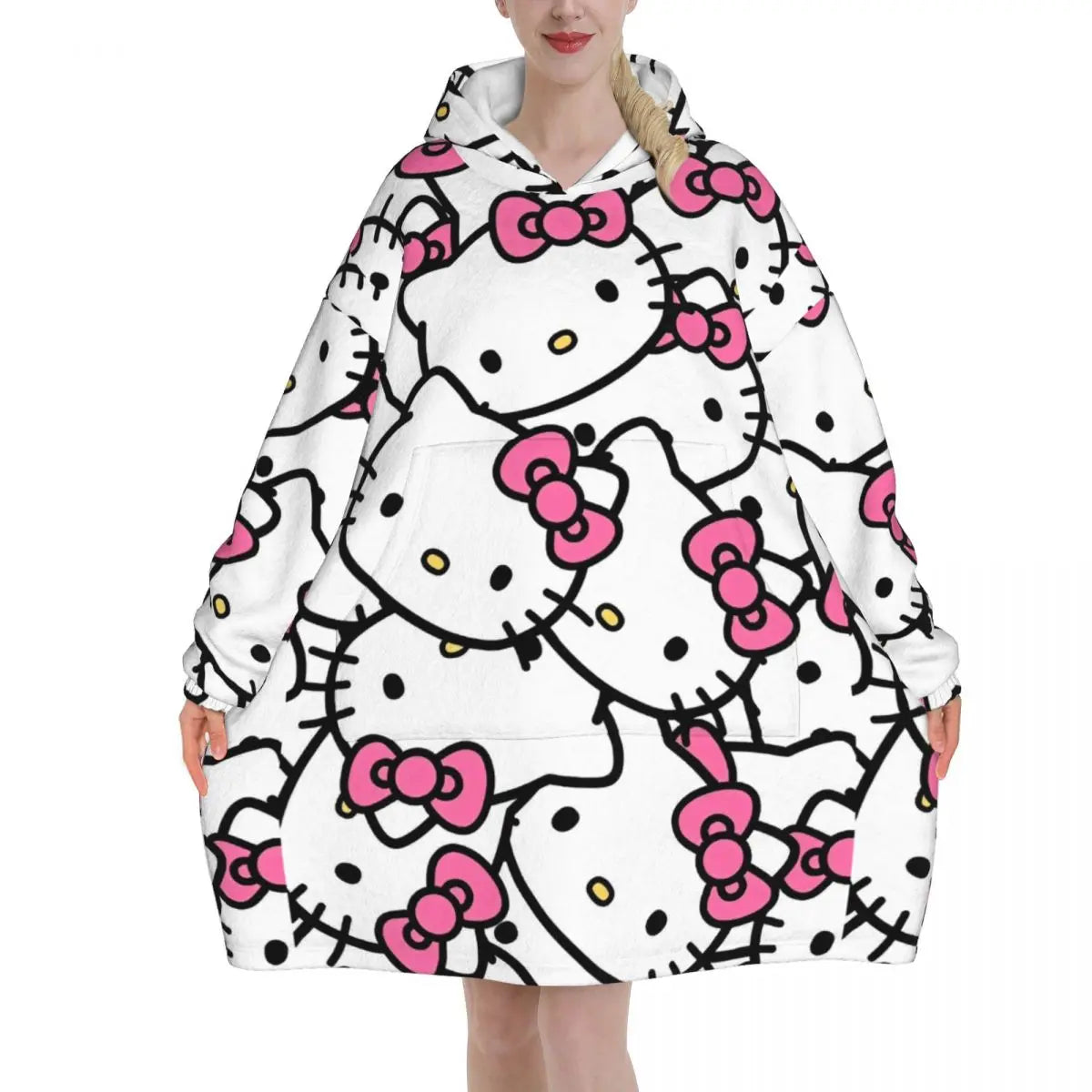 Hello Kitty Oversized Blanket Hoodie