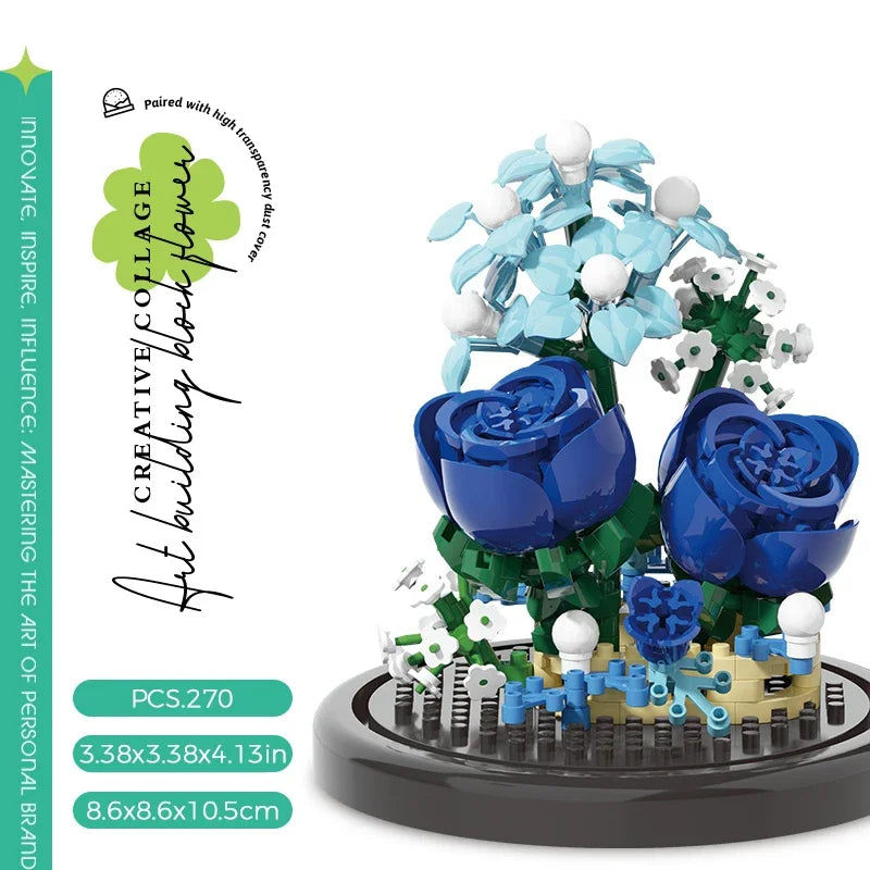 Potted Micro Block Flower & Succulent Sets