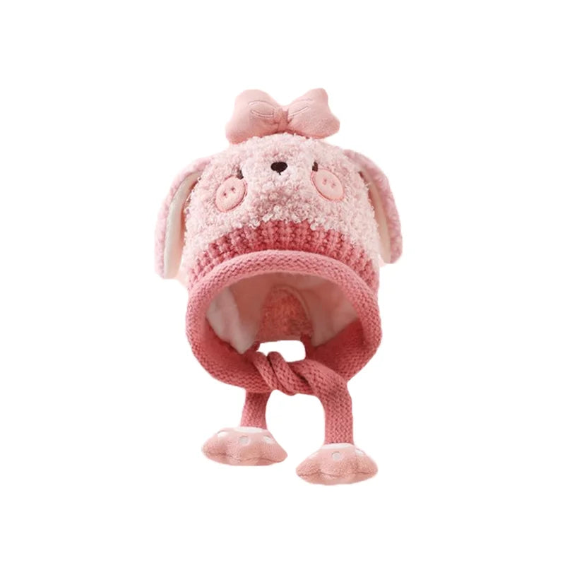 Kids Winter Hat With Cotton Fleece Lining
