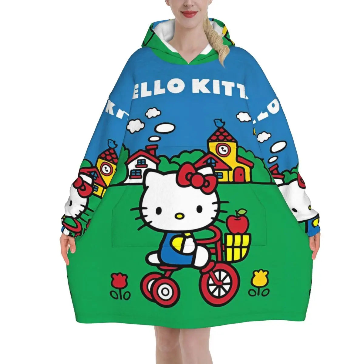Hello Kitty Oversized Blanket Hoodie