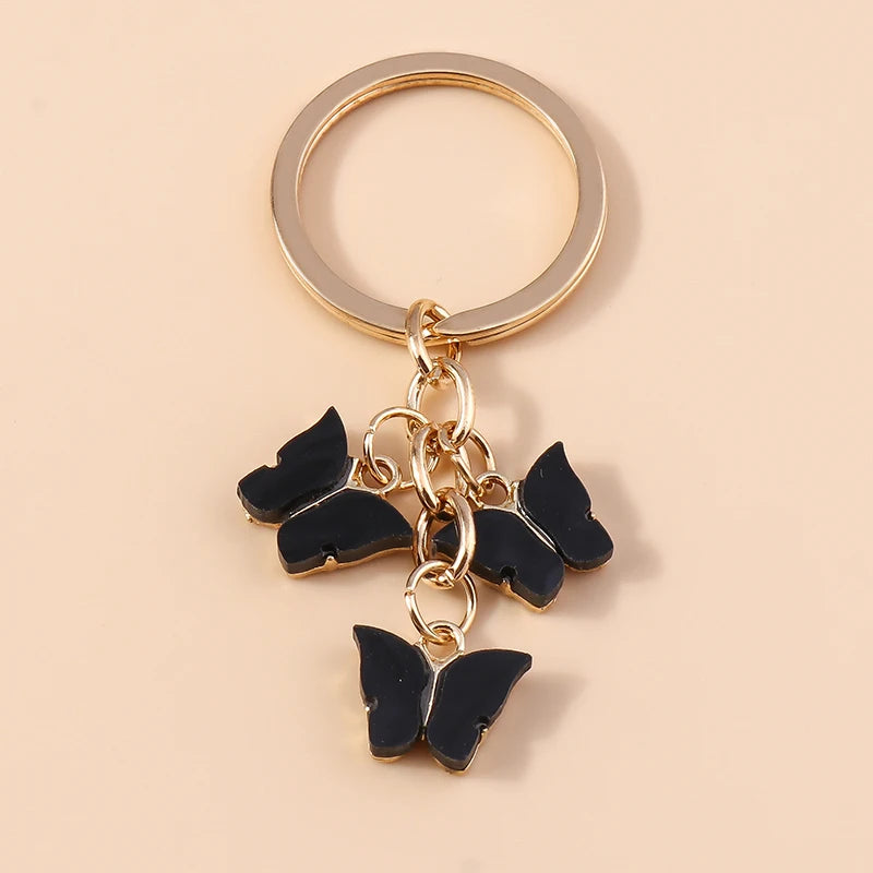 Cute Colorful Butterfly Keychain