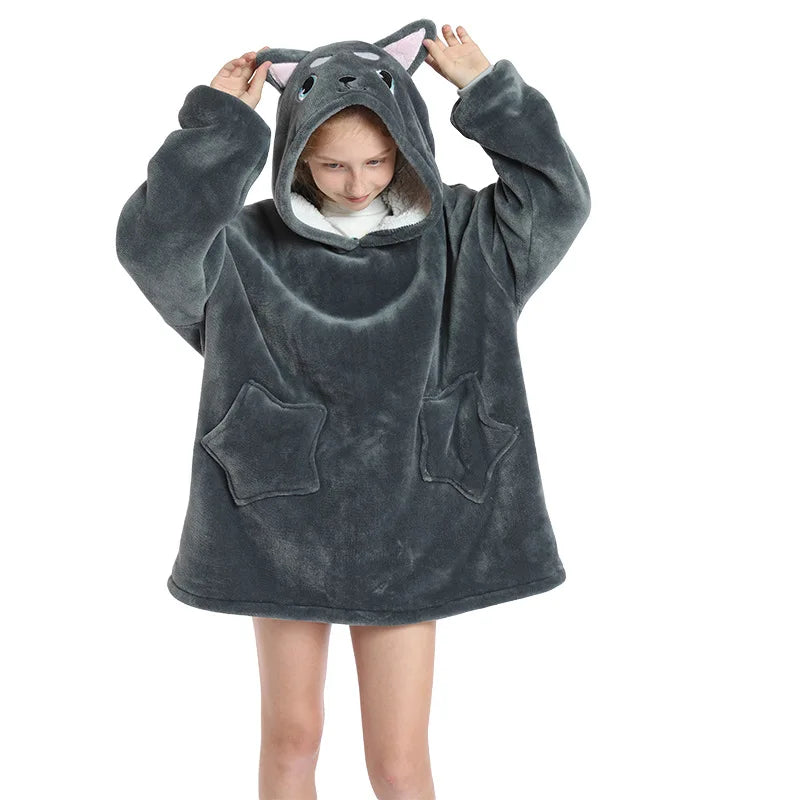Kids Character Oversized Hoodie
