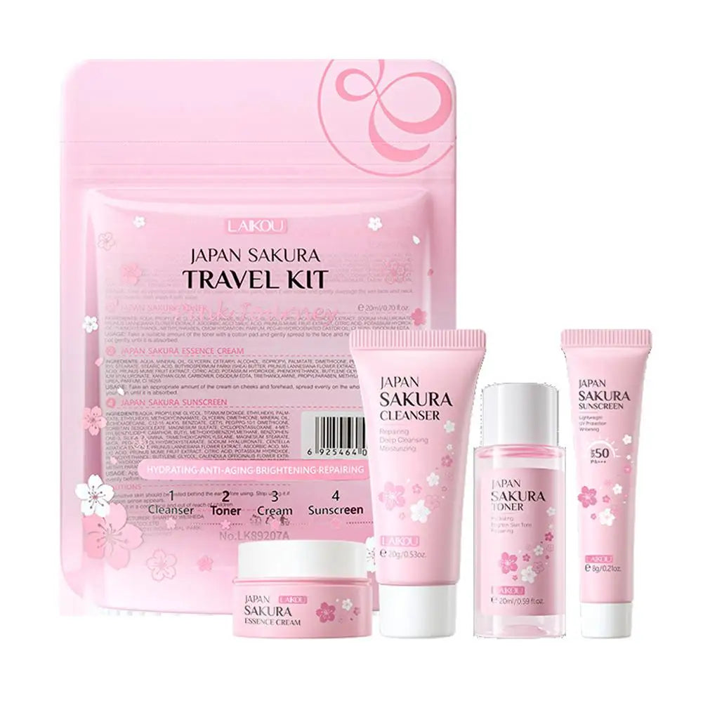 LAIKOU Sakura Skin Care Travel Kit