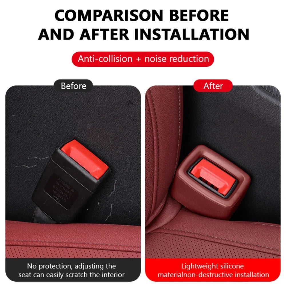 2 Pcs Buckle Up Seatbelt Holder