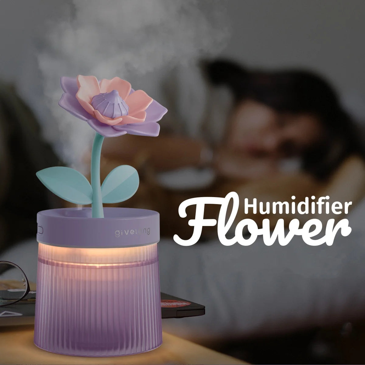 Portable USB Ultrasonic Colorful Cup Humidifier