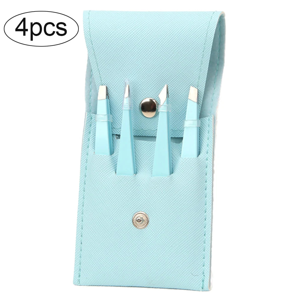 4/6Pcs Hair Removal Tweezer Set