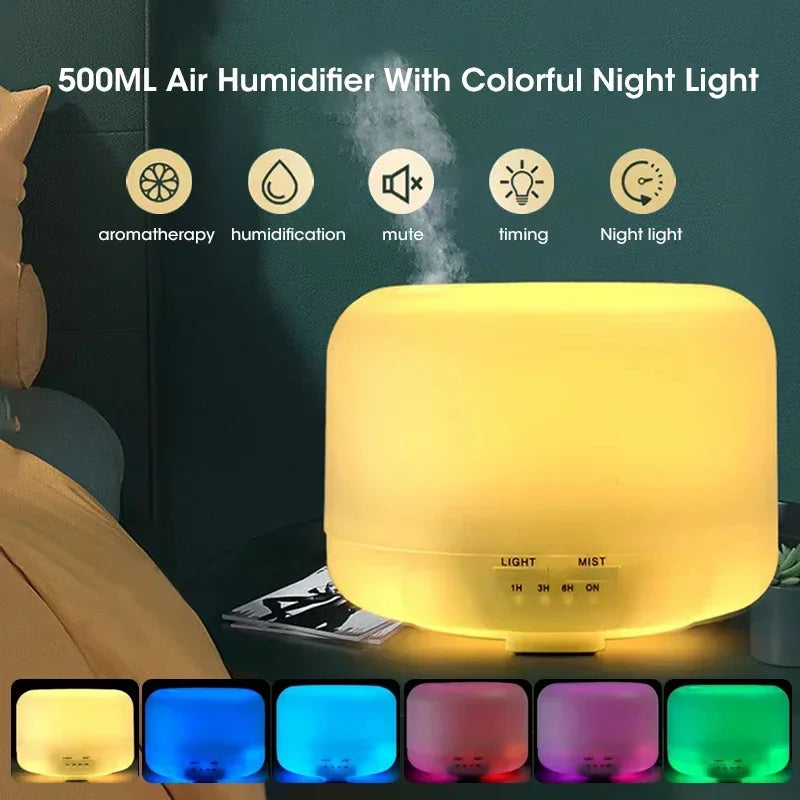 Night Light Essential Oil Air Diffuser