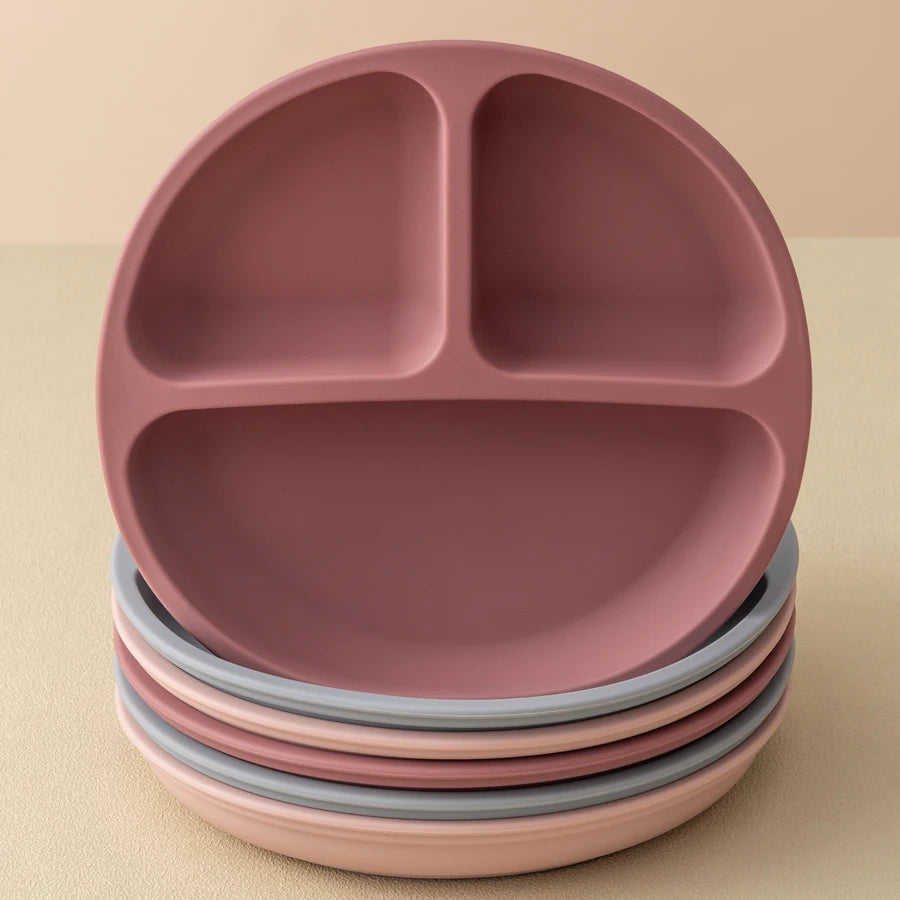 BPA Free Suction Silicone Feeding Plate
