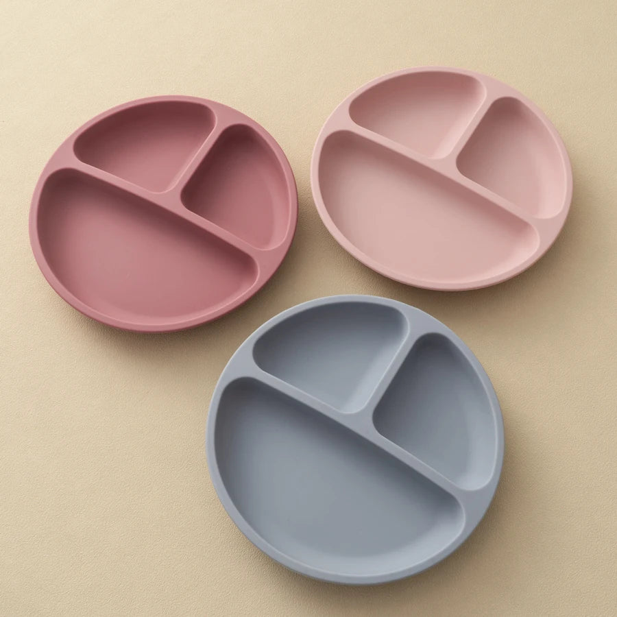 BPA Free Suction Silicone Feeding Plate