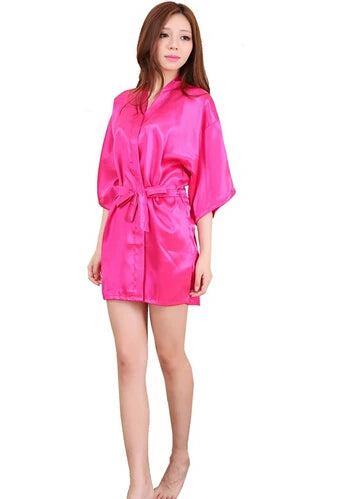 Silk Satin Thin Night Robe