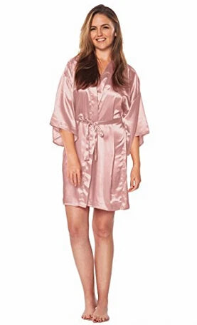 Silk Satin Thin Night Robe