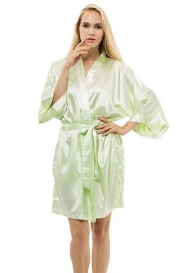 Silk Satin Thin Night Robe