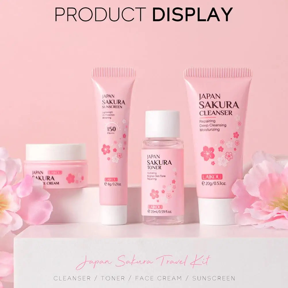 LAIKOU Sakura Skin Care Travel Kit