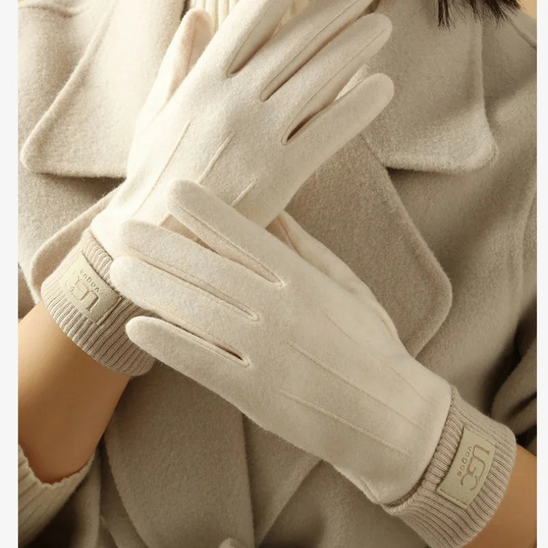 Women’s  Winter Cashmere Touch Screen Gloves