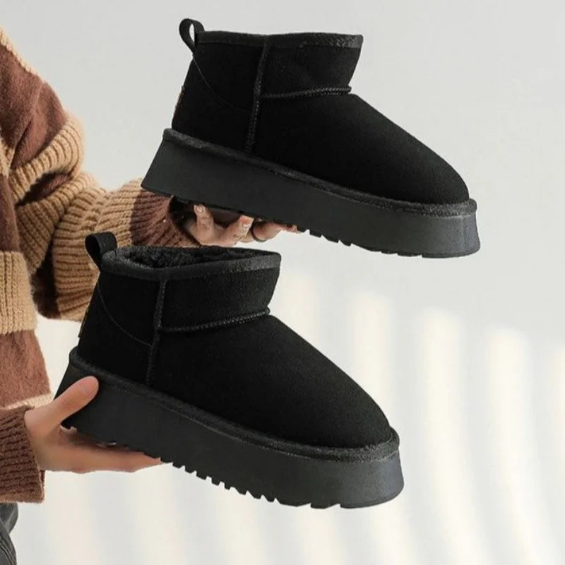 Ladies Warm Slipper Boots