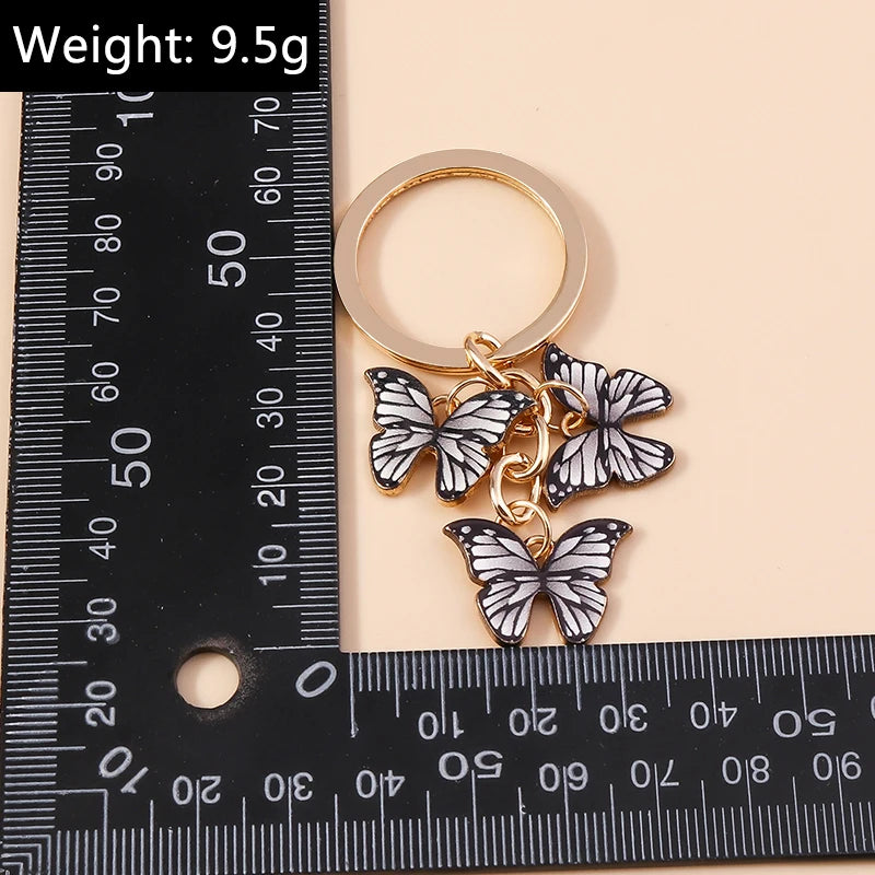 Cute Colorful Butterfly Keychain