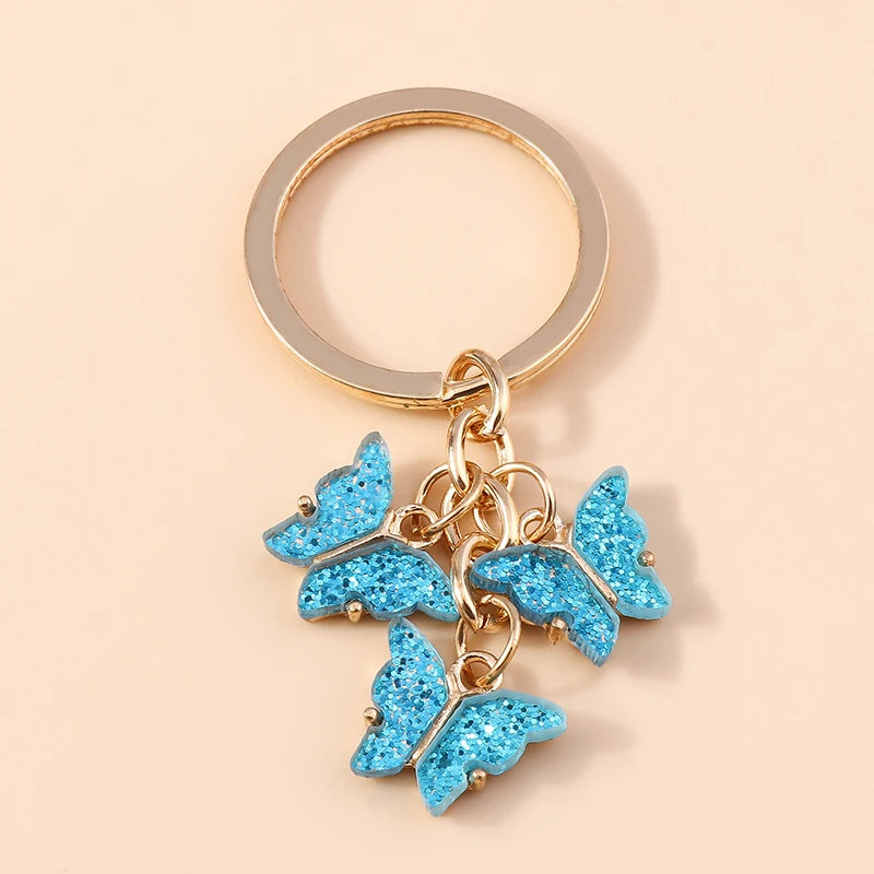 Cute Colorful Butterfly Keychain