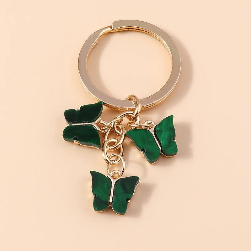 Cute Colorful Butterfly Keychain