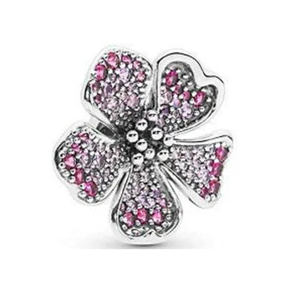 Pink Flowers Series Cherry Blossom Charms