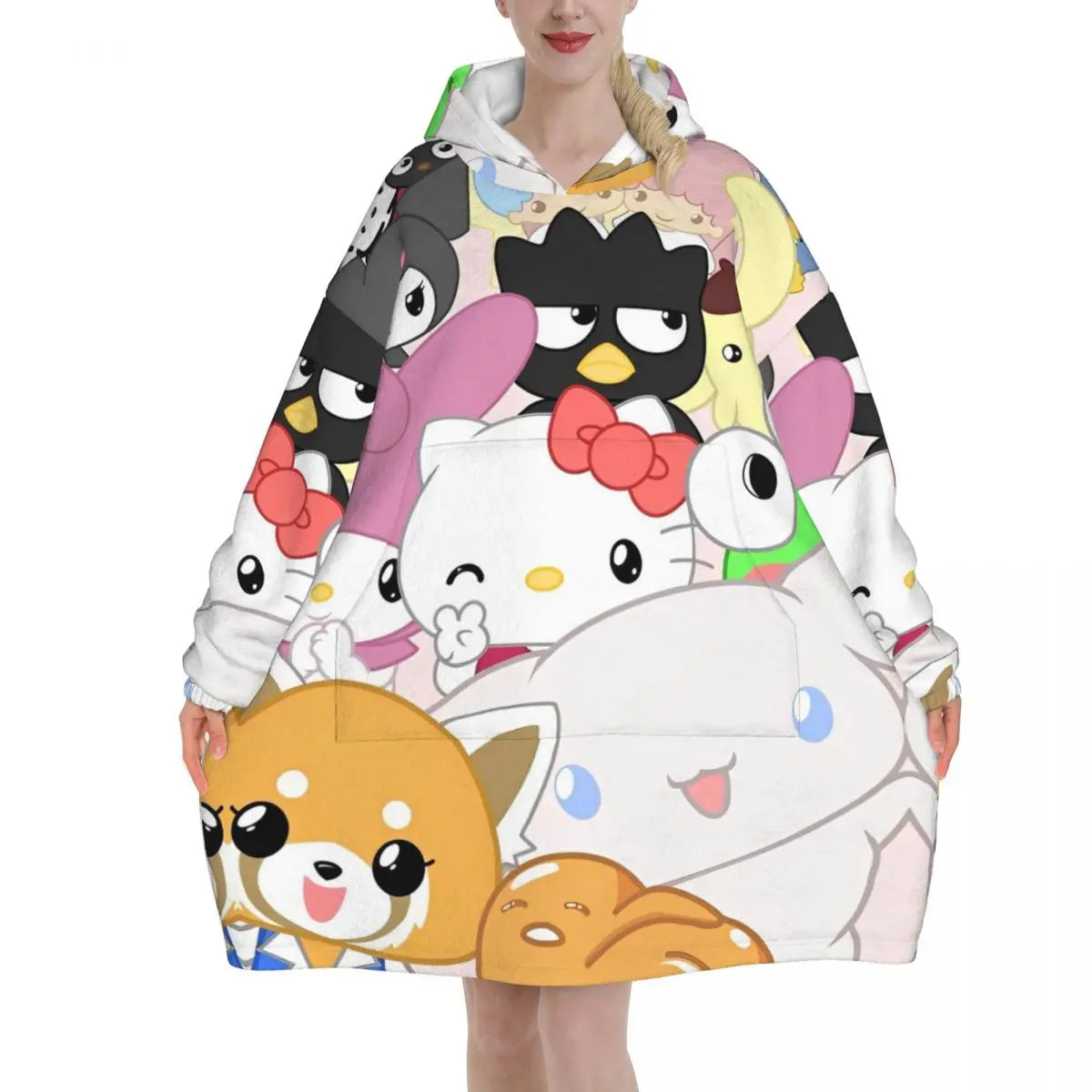Hello Kitty Oversized Blanket Hoodie
