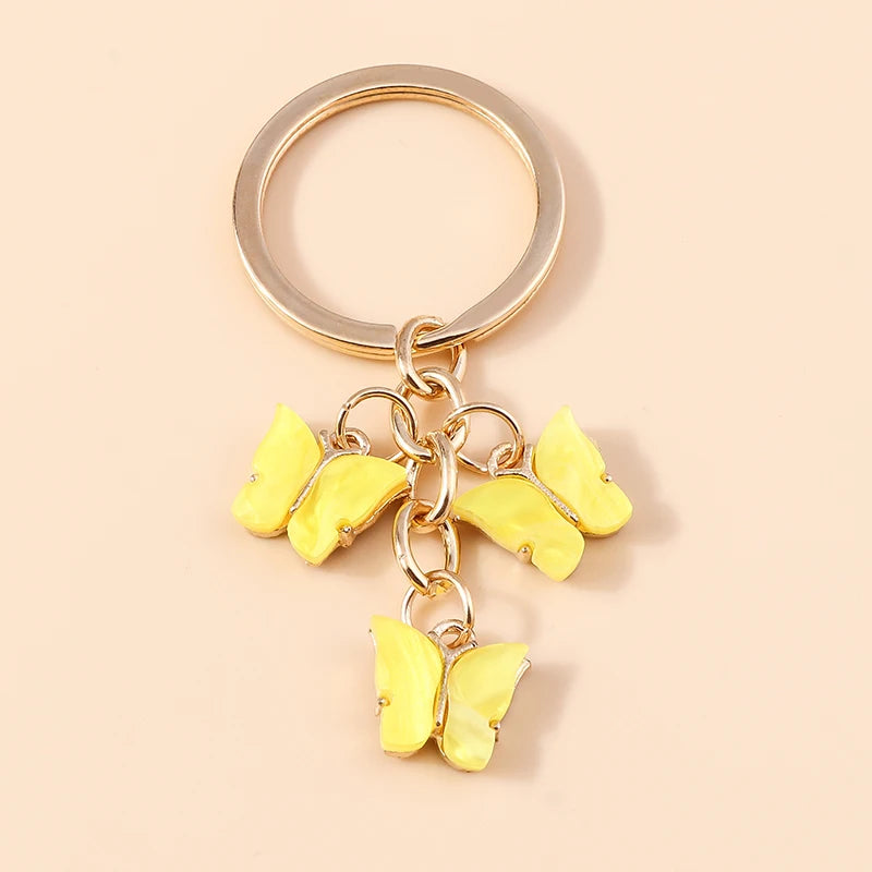 Cute Colorful Butterfly Keychain