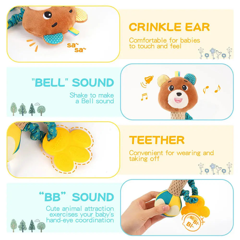 Animal Squeaky Hand Shaker