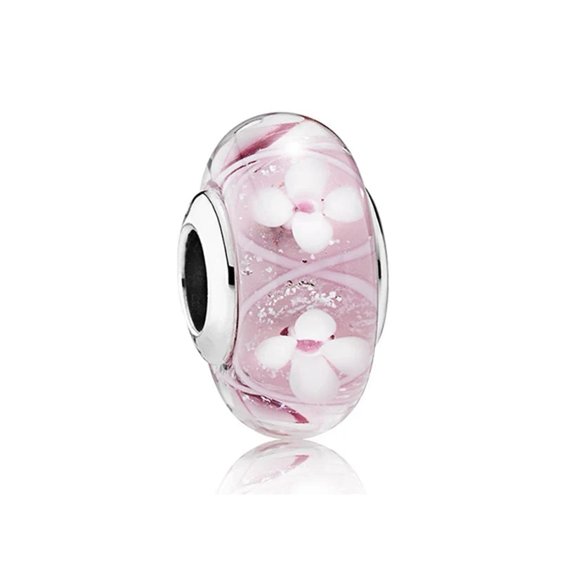 Pink Flowers Series Cherry Blossom Charms