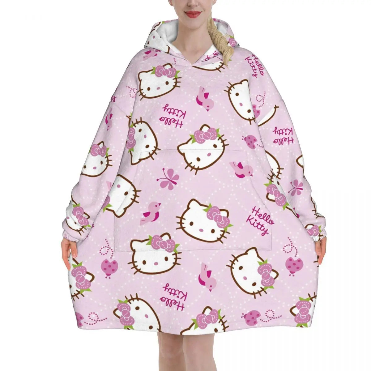 Hello Kitty Oversized Blanket Hoodie