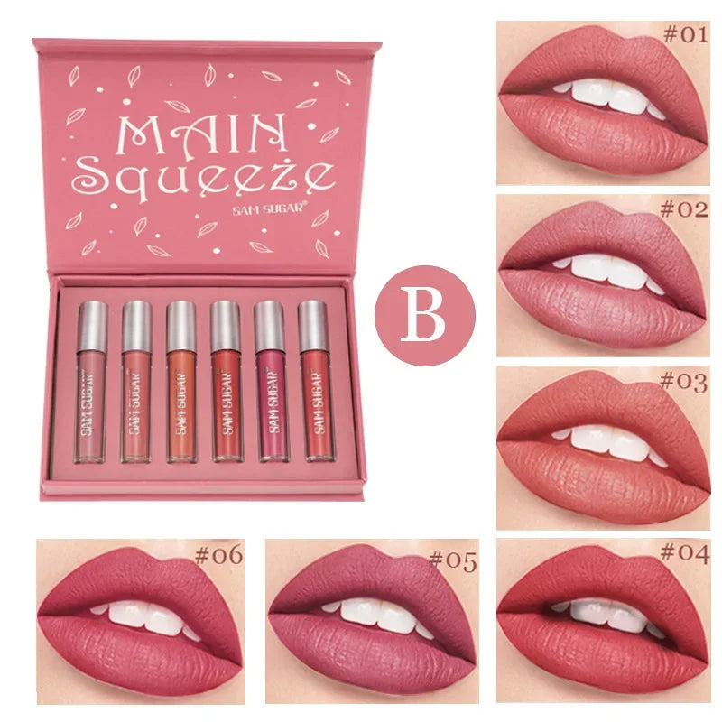Waterproof Matte Lipstick Set