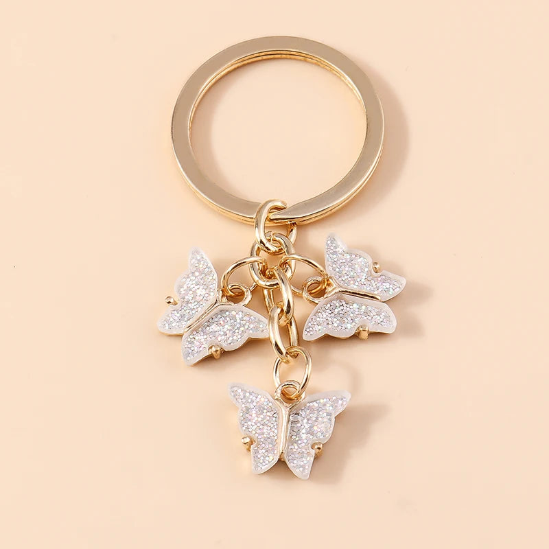 Cute Colorful Butterfly Keychain