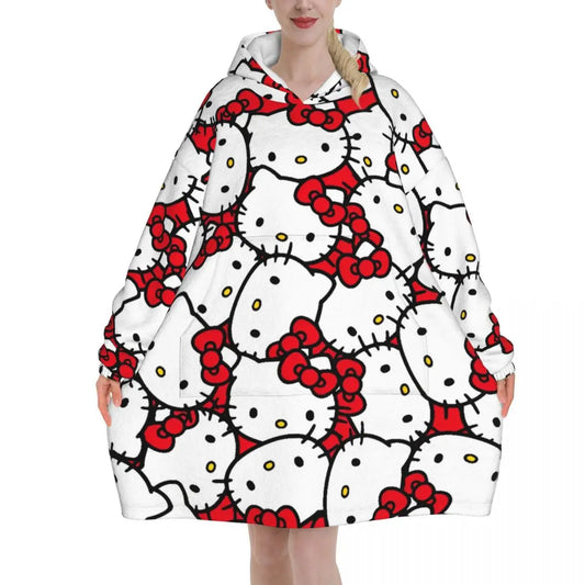 Hello Kitty Oversized Blanket Hoodie