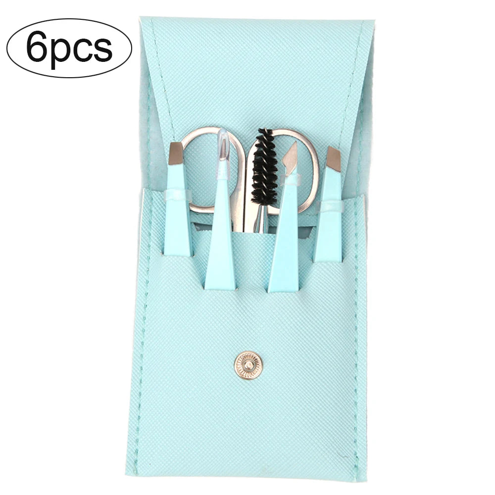 4/6Pcs Hair Removal Tweezer Set