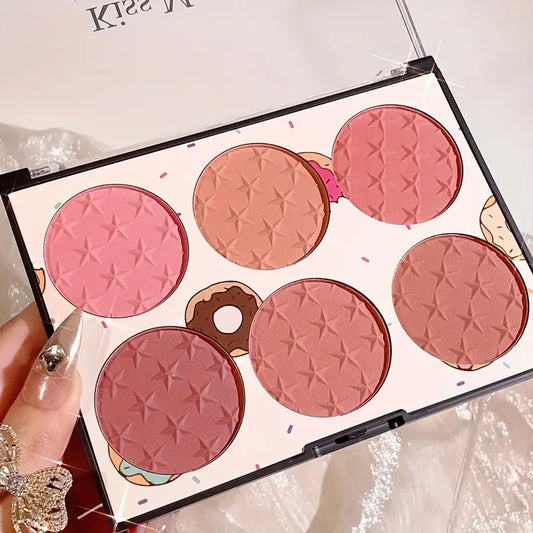 6 Colour Blush Palette