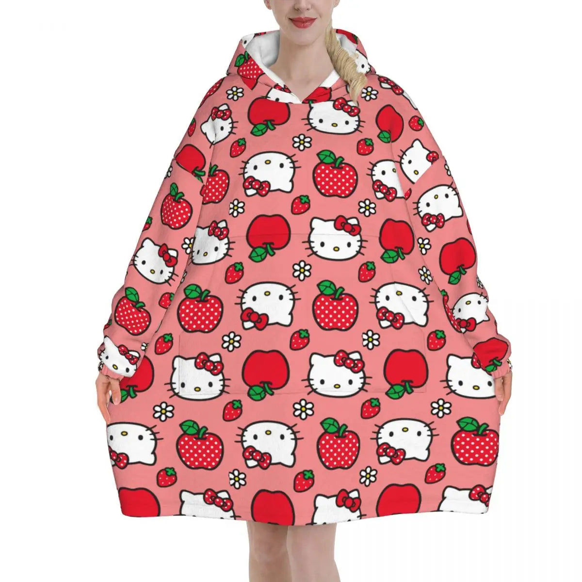 Hello Kitty Oversized Blanket Hoodie