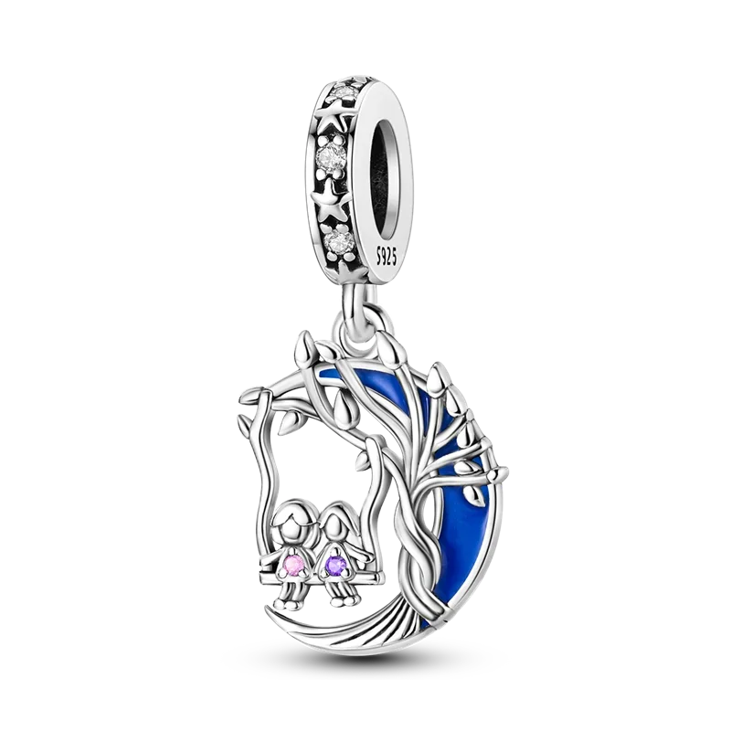 925 Sterling Silver Mothers Day Bracelet Charms
