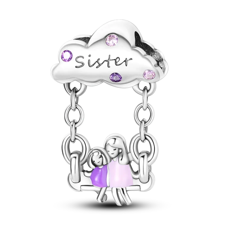 925 Sterling Silver Mothers Day Bracelet Charms