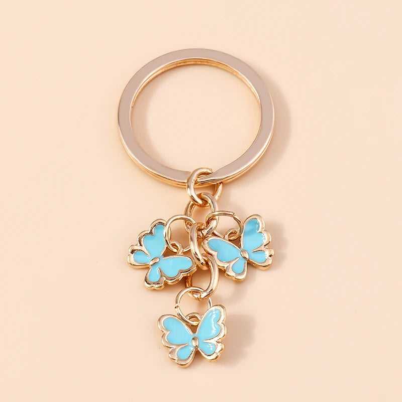 Cute Colorful Butterfly Keychain