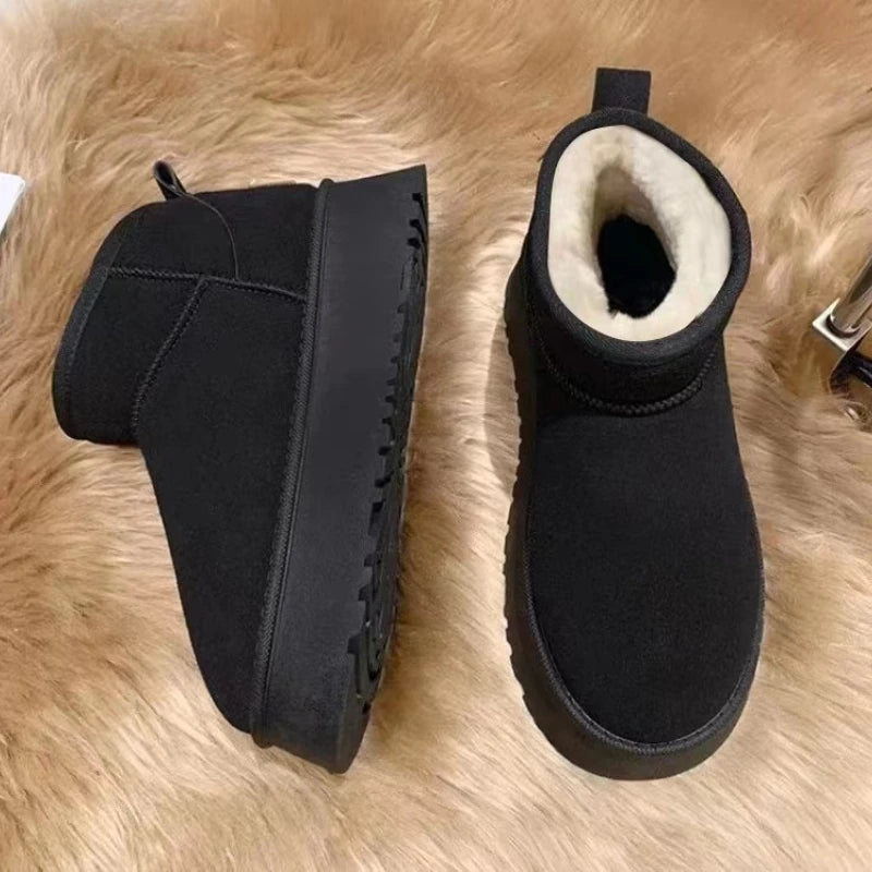 Ladies Warm Slipper Boots