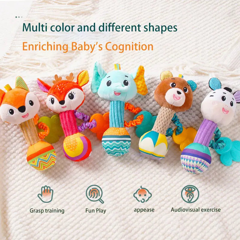 Animal Squeaky Hand Shaker