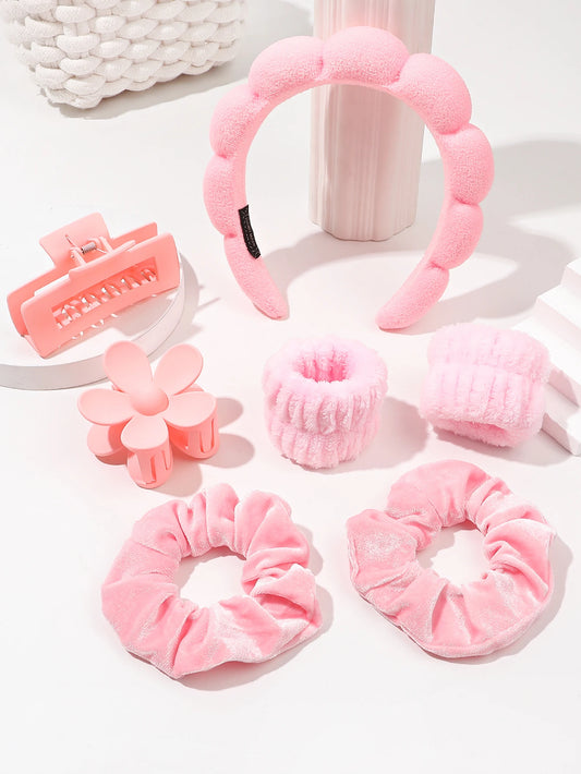 7Pcs Micro fibre Skin Care Washing Set